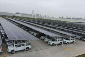 Photovoltaic power generation parking shed